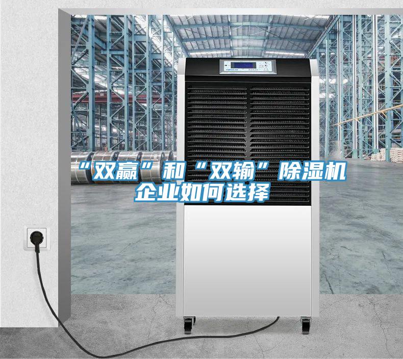 “双赢”和“双输”除湿机企业如何选择