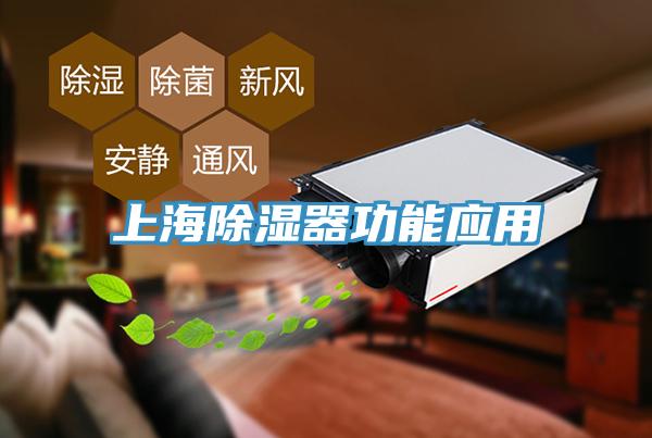 上海除湿器功能应用