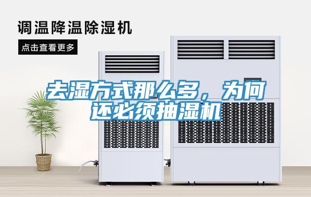 去湿方式那么多，为何还必须抽湿机