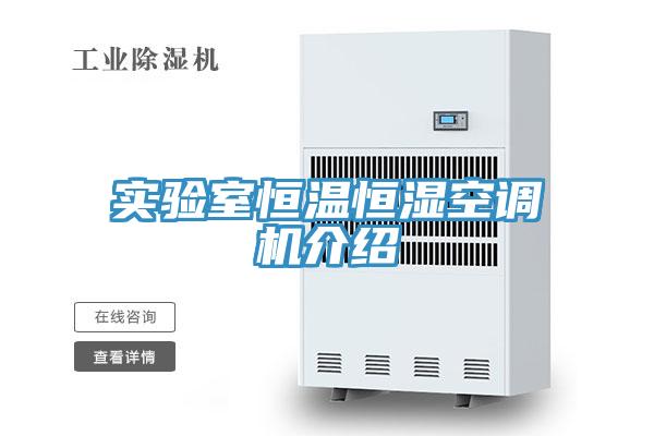 实验室恒温恒湿空调机介绍