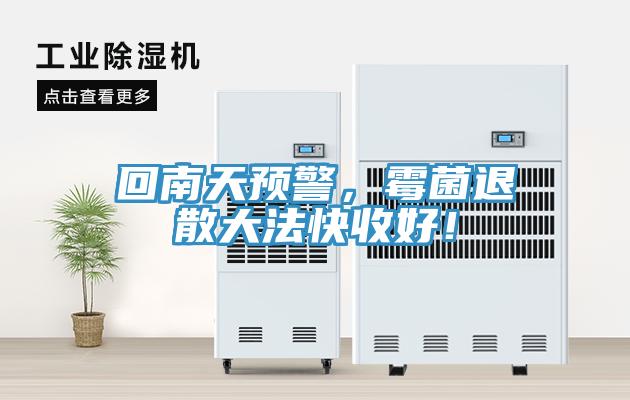 回南天预警，霉菌退散大法快收好！