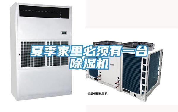 夏季家里必须有一台除湿机