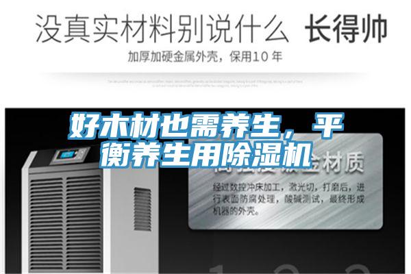 好木材也需养生，平衡养生用除湿机