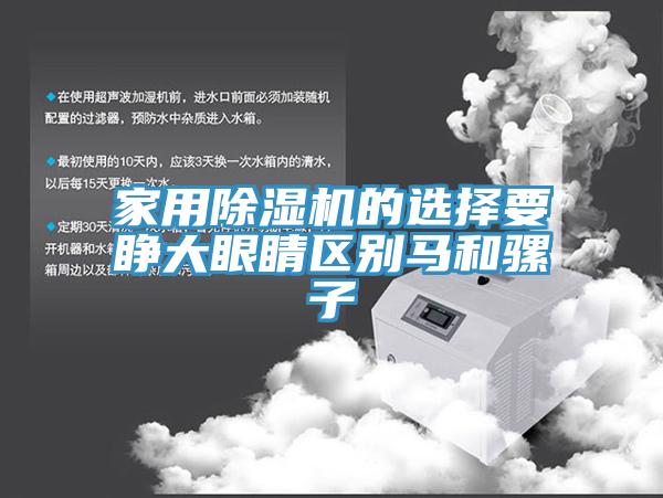 家用除湿机的选择要睁大眼睛区别马和骡子