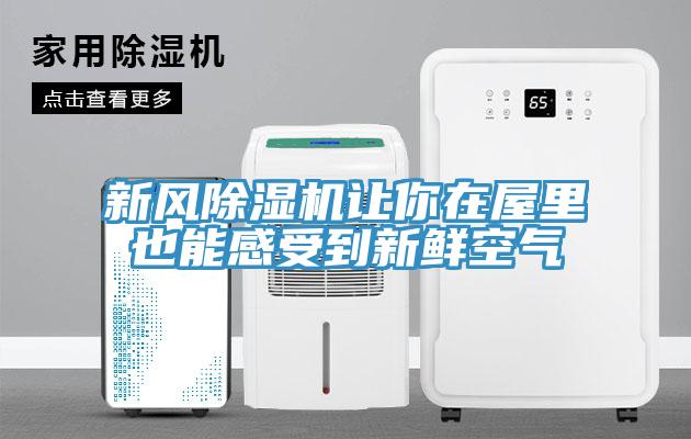 新风除湿机让你在屋里也能感受到新鲜空气