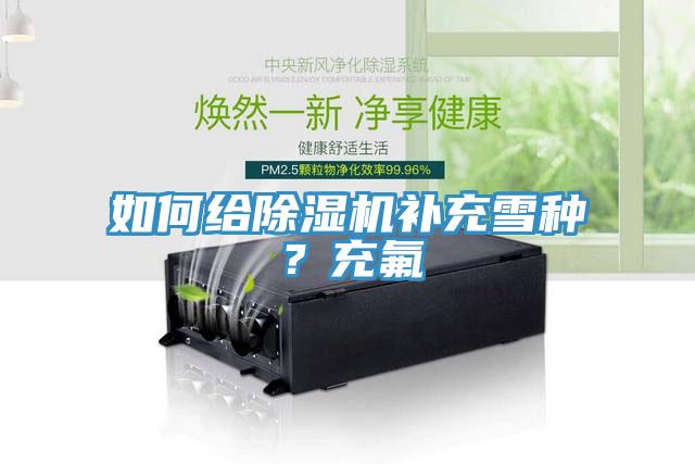 如何给除湿机补充雪种？充氟