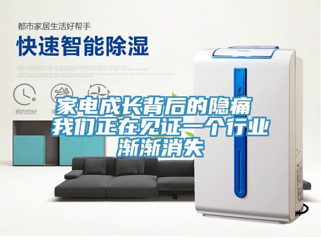 家电成长背后的隐痛 我们正在见证一个行业渐渐消失