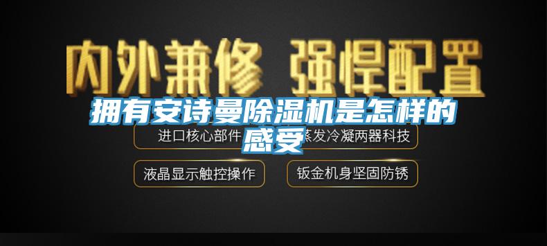 拥有安诗曼除湿机是怎样的感受