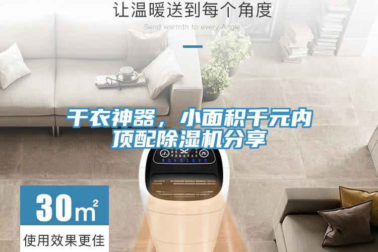 干衣神器，小面积千元内顶配除湿机分享