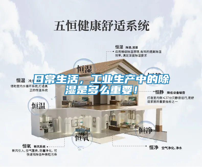 日常生活，工业生产中的除湿是多么重要！