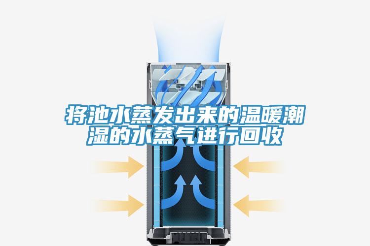 将池水蒸发出来的温暖潮湿的水蒸气进行回收