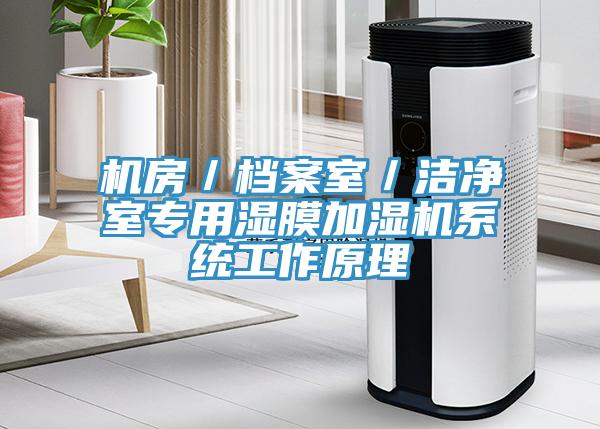 机房／档案室／洁净室专用湿膜加湿机系统工作原理