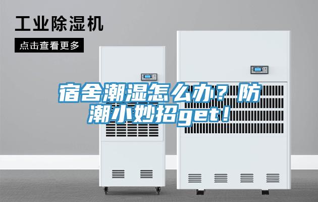 宿舍潮湿怎么办？防潮小妙招get！