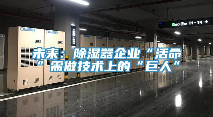 未来：除湿器企业“活命”需做技术上的“巨人”