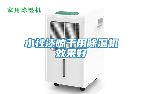 水性漆晾干用除湿机效果好