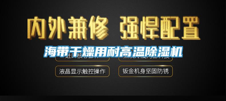海带干燥用耐高温除湿机