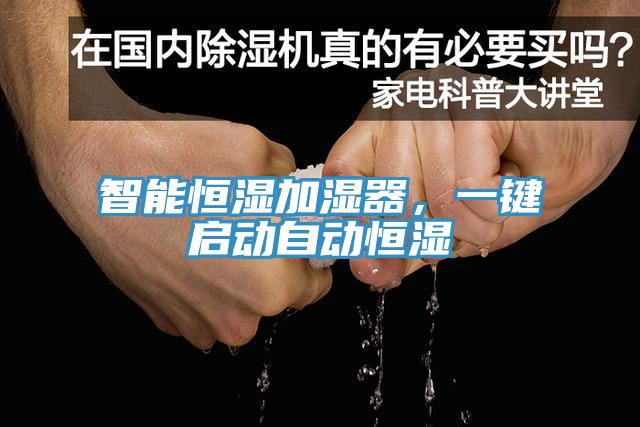 智能恒湿加湿器，一键启动自动恒湿