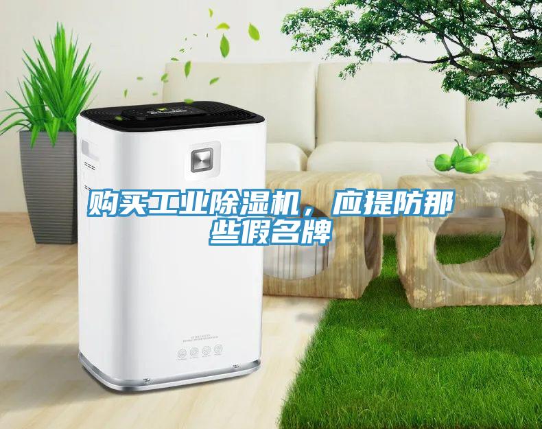 购买工业除湿机，应提防那些假名牌