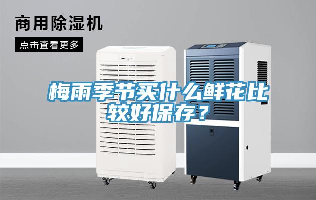 梅雨季节买什么鲜花比较好保存？