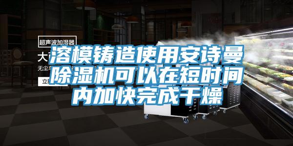 溶模铸造使用安诗曼除湿机可以在短时间内加快完成干燥