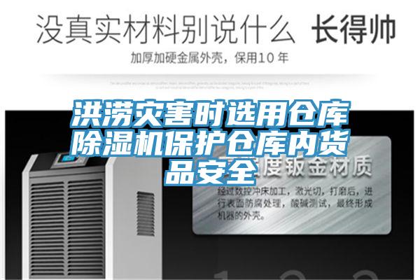 洪涝灾害时选用仓库除湿机保护仓库内货品安全