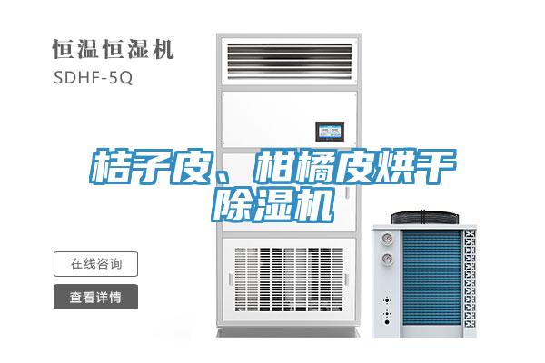 桔子皮、柑橘皮烘干除湿机