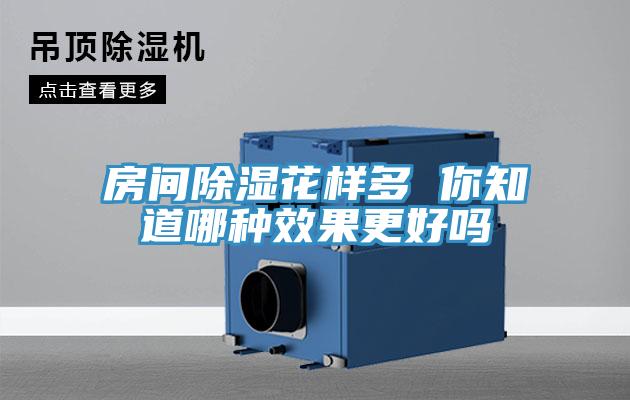 房间除湿花样多 你知道哪种效果更好吗