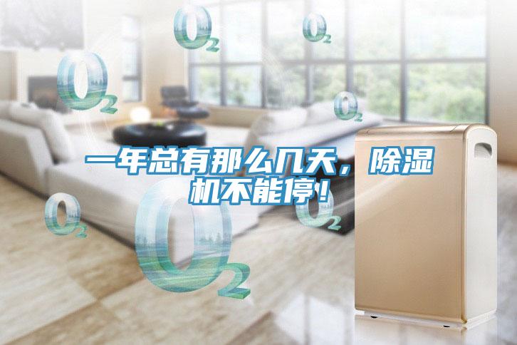 一年总有那么几天，除湿机不能停！