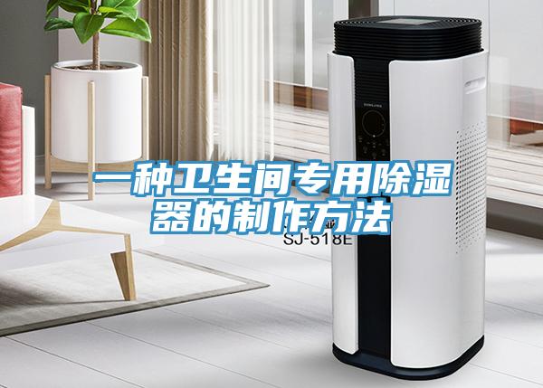 一种卫生间专用除湿器的制作方法