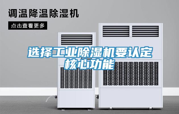 选择工业除湿机要认定核心功能