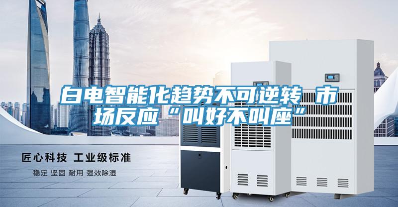 白电智能化趋势不可逆转 市场反应“叫好不叫座”