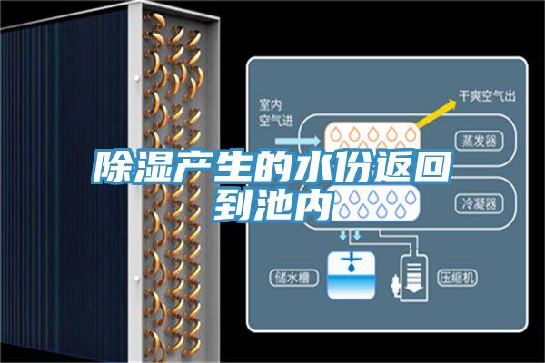 除湿产生的水份返回到池内