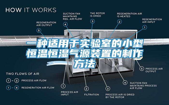 一种适用于实验室的小型恒温恒湿气源装置的制作方法
