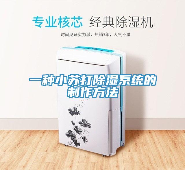 一种小苏打除湿系统的制作方法