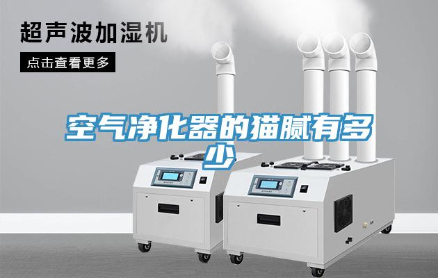 空气净化器的猫腻有多少