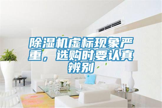 除湿机虚标现象严重，选购时要认真辨别