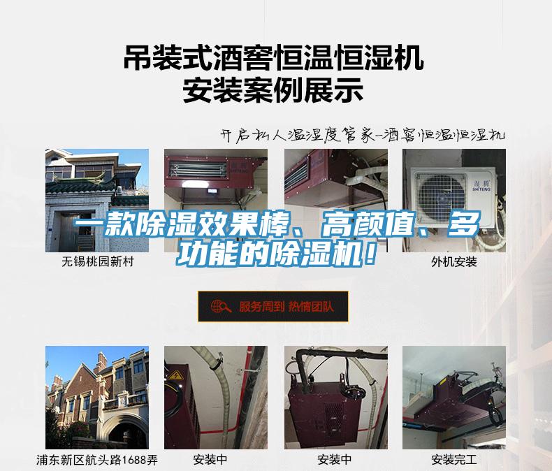 一款除湿效果棒、高颜值、多功能的除湿机！