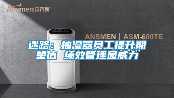 迷路：抽湿器员工提升期望值 绩效管理显威力
