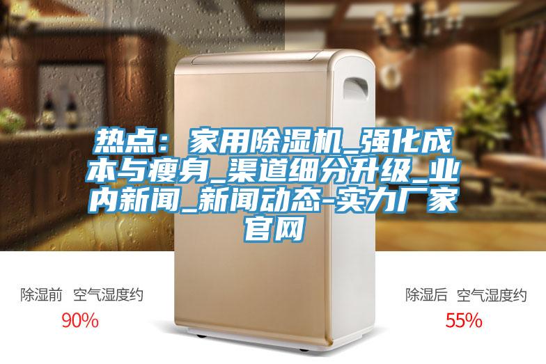 热点：家用除湿机_强化成本与瘦身_渠道细分升级_业内新闻_新闻动态-实力厂家官网