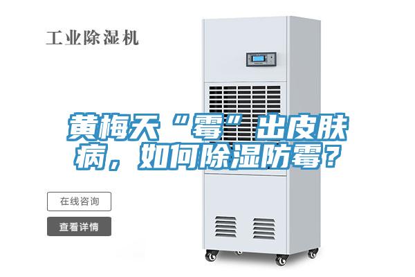 黄梅天“霉”出皮肤病，如何除湿防霉？