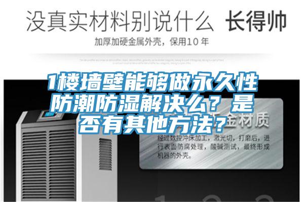 1楼墙壁能够做永久性防潮防湿解决么？是否有其他方法？