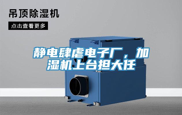 静电肆虐电子厂，加湿机上台担大任
