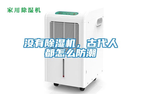 没有除湿机，古代人都怎么防潮