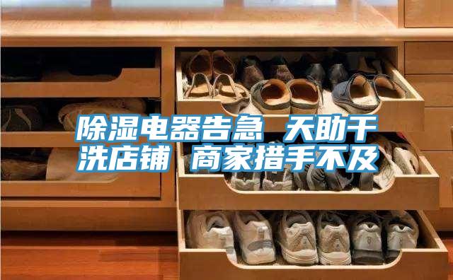 除湿电器告急 天助干洗店铺 商家措手不及