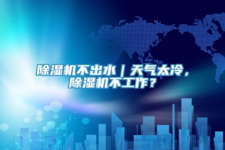 除湿机不出水｜天气太冷，除湿机不工作？