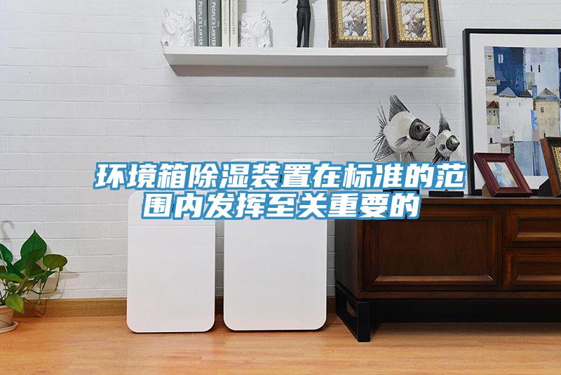 环境箱除湿装置在标准的范围内发挥至关重要的