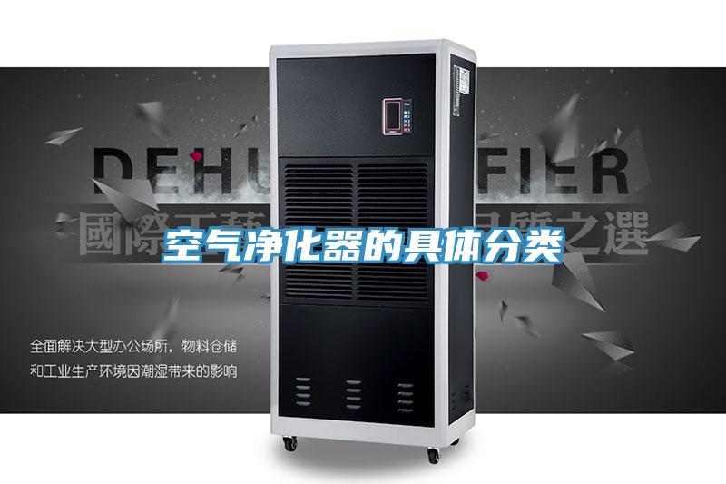 空气净化器的具体分类
