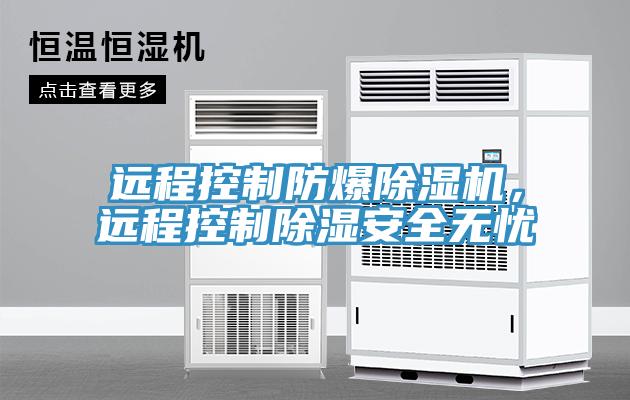 远程控制防爆除湿机，远程控制除湿安全无忧