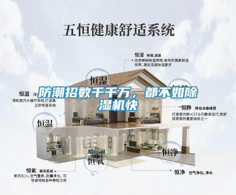 防潮招数千千万，都不如除湿机快