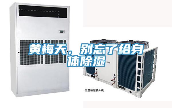 黄梅天，别忘了给身体除湿